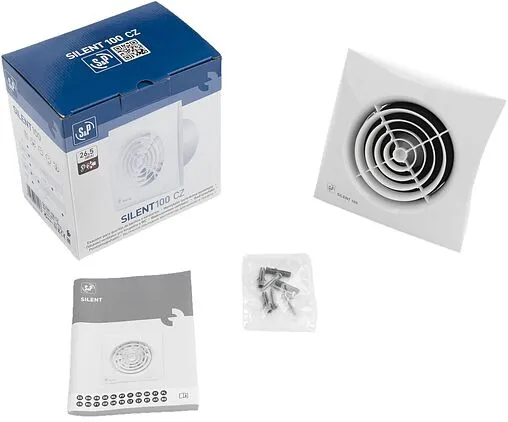 Вентилятор вытяжной Soler &amp; Palau SILENT-100 CZ белый