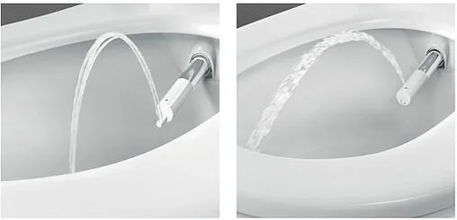 Умный унитаз-биде подвесной безободковый Geberit AquaClean Sela белый 146.250.21.1