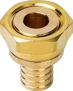 Муфта аксиальная с накидной гайкой 16мм x ½"нг Stout SFA-0019-001612 Муфта аксиальная с накидной гайкой 16мм x ½"нг Stout SFA-0019-001612, 1