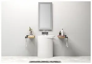 Раковина Aquanet Ellipse V25 68 белый 00198952, 3