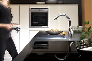 Смеситель для кухни с выдвижным изливом Grohe K4 хром 33786000 Смеситель для кухни с выдвижным изливом Grohe K4 хром 33786000, 3