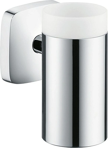 Стакан Hansgrohe PuraVida хром/белый 41504000
