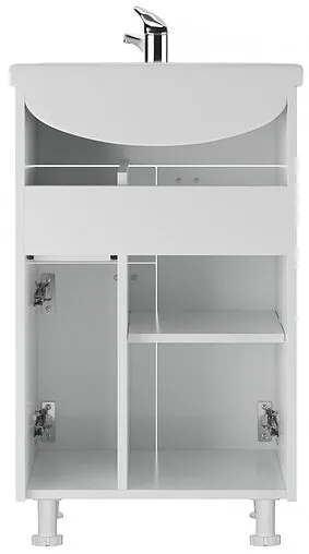 Тумба под умывальник напольная Айсберг Классик 50 белый DA1015T