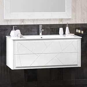 Тумба-умывальник подвесная Opadiris Луиджи 120 белый матовый 00-00007152+050600-u-01, 5