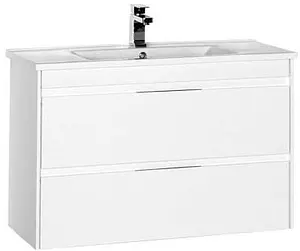 Тумба-умывальник Aquanet Тулон 100 белый 00183396+00182321 Тумба-умывальник Aquanet Тулон 100 белый 00183396+00182321, 1