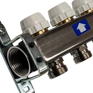 Группа коллекторная с расходомерами 12 отводов 1&quot;в/в x ¾&quot;ек Stout SMS-0927-000012, 5