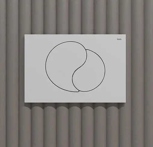 Клавиша смыва для унитаза IDDIS Unifix UNI02MWi77 белый матовый