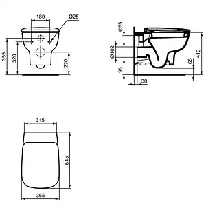 Комплект 4 в 1 Ideal Standard Esedra AquaBlade T386401 Комплект 4 в 1 Ideal Standard Esedra AquaBlade T386401, 5