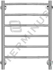 Полотенцесушитель электрический лесенка Terminus Классик П6 650х482 полированная сталь 4660059580203