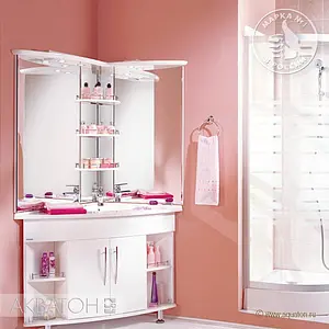 Тумба-умывальник напольная Aquaton Лас-Вегас R белый 1A0509K0LA01R Тумба-умывальник напольная Aquaton Лас-Вегас R белый 1A0509K0LA01R, 2