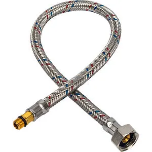 Гибкая подводка для смесителя Stout 0.5м x ½"в x М10x1 L18мм SHF-0026-181015 Гибкая подводка для смесителя Stout 0.5м x ½"в x М10x1 L18мм SHF-0026-181015, 1