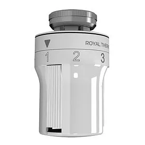 Головка термостатическая M30х1,5 Royal Thermo Design белый RTE 50.030 Головка термостатическая M30х1,5 Royal Thermo Design белый RTE 50.030, 2