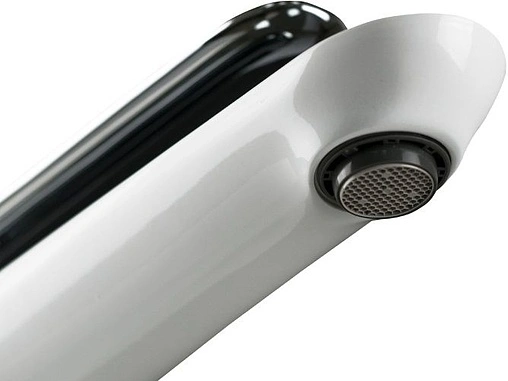 Смеситель для раковины Lemark Melange белый/хром LM4909CW