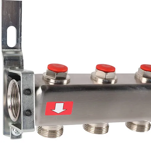 Группа коллекторная без расходомеров 12 отводов 1&quot;в/в x ¾&quot;ек Rommer RMS-3200-000012