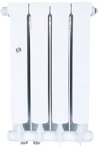 Радиатор биметаллический 4 секции нижнее правое подключение Stout Space 500 SRB-0320-050004