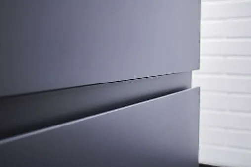 Тумба-умывальник подвесной Домино Graffo 80 графит DGr2101T+S-UM-MOD80SL/1