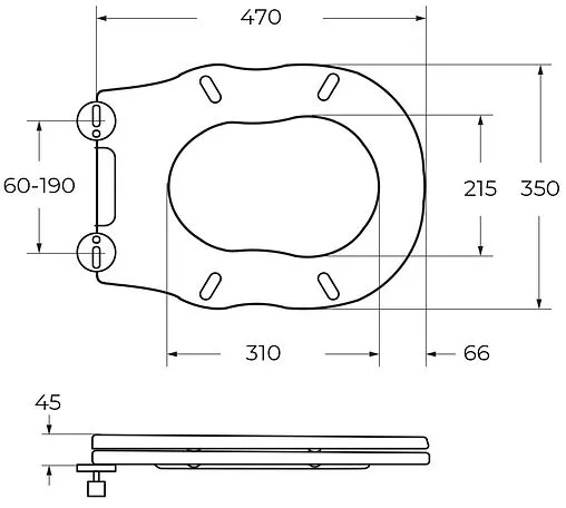 Крышка-сиденье для унитаза с микролифтом BelBagno Boheme белый BB115SC