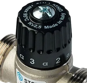 Трехходовой термостатический смесительный клапан 1&quot; +35...+60°С Kvs 2.5 Stout SVM-0020-256025, 5