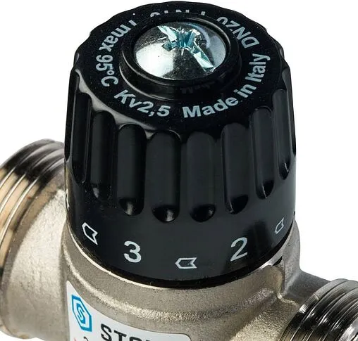 Трехходовой термостатический смесительный клапан 1&quot; +35...+60°С Kvs 2.5 Stout SVM-0020-256025