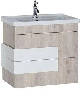 Тумба-умывальник Aquanet Мадейра 70 дуб кантри/белый 00183070+00182323 Тумба-умывальник Aquanet Мадейра 70 дуб кантри/белый 00183070+00182323, 1