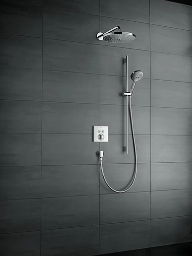 Душевая стойка Hansgrohe Raindance Select S 120 3jet 90см хром/белый 26631400