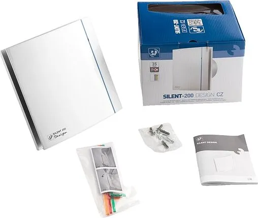 Вентилятор вытяжной Soler &amp; Palau SILENT-200 CZ SILVER DESIGN 3C