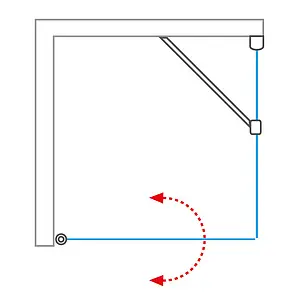 Боковая стенка 900мм прозрачное стекло Roltechnik Lega Lift Line LZB/900 228-9000000-00-02, 4