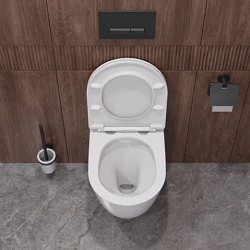 Унитаз подвесной безободковый Cezares Relax Tornado белый CZR-38088-49-TH-TOR/SC