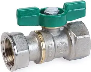 Кран шаровый с накидной гайкой ½"в x ¾"нг Giacomini R251WX073 Кран шаровый с накидной гайкой ½"в x ¾"нг Giacomini R251WX073, 1
