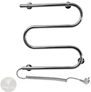 Полотенцесушитель электрический М-образный Тругор ПЭК2 50х50 полированная сталь Полотенцесушитель электрический М-образный Тругор ПЭК2 50х50 полированная сталь, 1