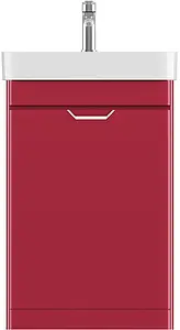 Тумба-умывальник напольная ISVEA Fonte 48 красный 21USS005048I+10SQ50048SV Тумба-умывальник напольная ISVEA Fonte 48 красный 21USS005048I+10SQ50048SV, 1