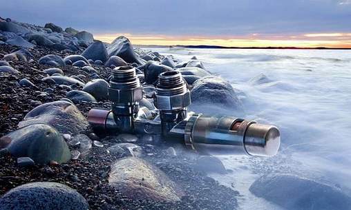 Узел нижнего подключения радиатора терморегулирующий прямой М22x1.5 x ¾"ек (½"н) Schlosser Duo-Plex Technoline 602100106