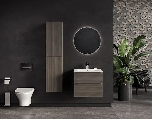 Тумба под умывальник подвесная Roca The Gap 60 городской дуб A857397402