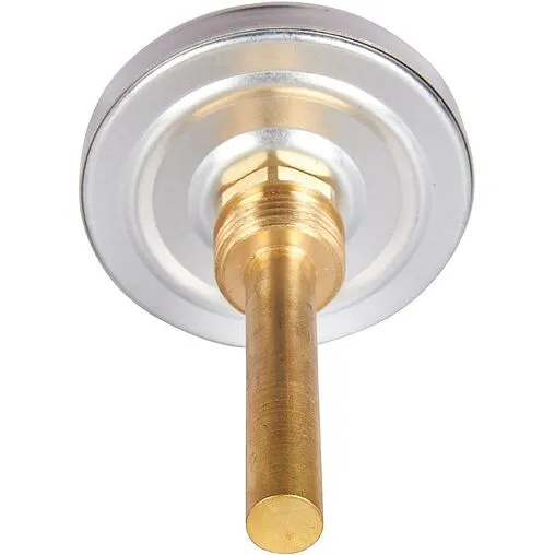 Термометр биметаллический Rommer 63мм 120°С гильза 75мм ½&quot; RIM-0001-637515