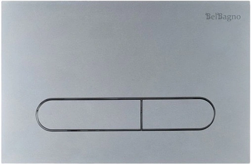 Комплект 5 в 1 BelBagno Janice BB124CH/BB124SC/BB002-80/BB006-PR-CHROME.M с кнопкой хром матовый