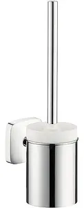 Ёршик для унитаза Hansgrohe PuraVida хром/белый 41505000 Ёршик для унитаза Hansgrohe PuraVida хром/белый 41505000, 1