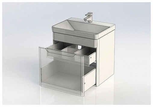 Тумба под умывальник Aquanet София 60 белый 00196956