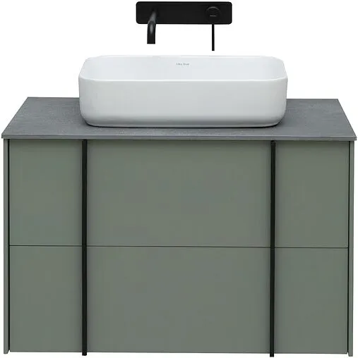 Тумба-умывальник подвесная Allen Brau Reality 80 олива 1.32005.CGM+