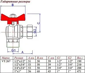 Кран шаровый с накидной гайкой угловой 1"н x 1"нг Valtec Base VT.267.N.0606 Кран шаровый с накидной гайкой угловой 1"н x 1"нг Valtec Base VT.267.N.0606, 2