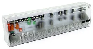 Модуль управляющий базовый проводной 6 зон НЗ/НО 230В Uni-fitt 380M2062, 1