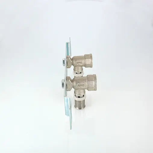 Монтажная планка с водорозетками пресс 16мм x ½"в Valtec VTm.224.N.001604 Монтажная планка с водорозетками пресс 16мм x ½"в Valtec VTm.224.N.001604