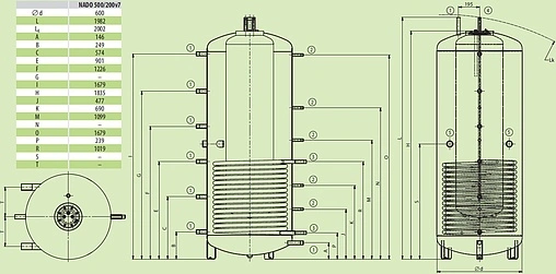 Буферная емкость Drazice NADO 500/200 v7 121380373