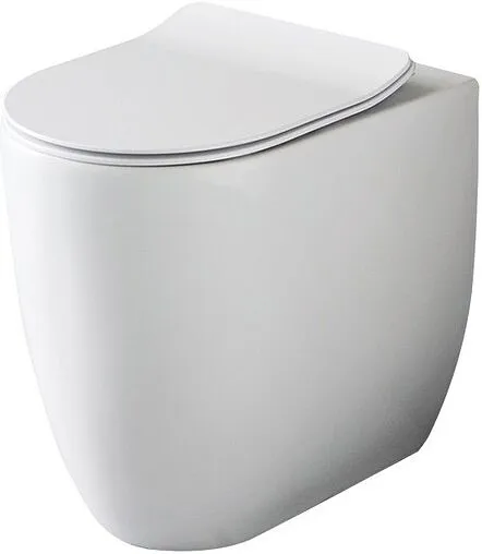 Унитаз приставной безободковый Kerasan Flo белый 310901