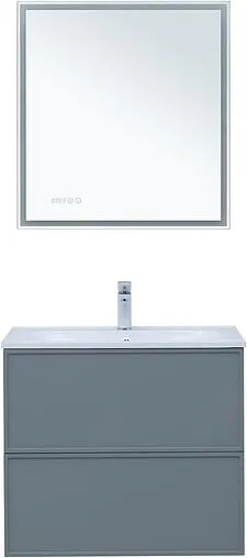 Тумба-умывальник Aquanet Арт 75 мисти грин 00313275+00318925