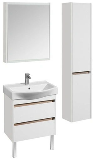 Тумба-умывальник Aquaton Нортон 65 белый глянец 1A2488K0NT010