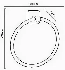 Полотенцедержатель Roca Victoria хром 816659001 Полотенцедержатель Roca Victoria хром 816659001, 2