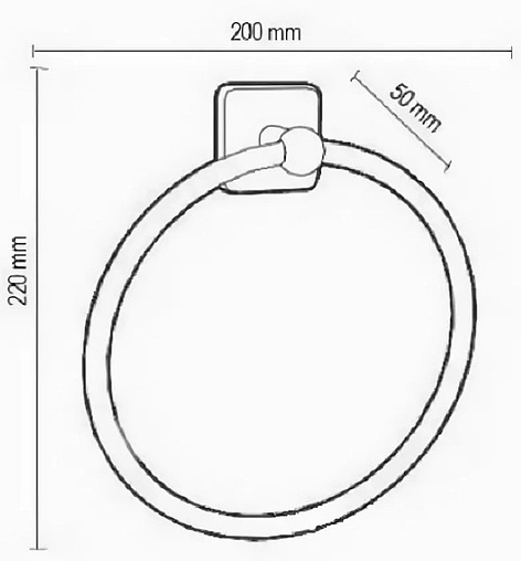 Полотенцедержатель Roca Victoria хром 816659001