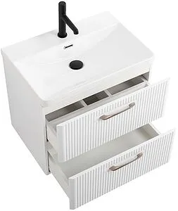 Тумба-умывальник подвесная BelBagno DUE 60 Bianco Lucido DUE-600-2C-SO-BL-P+BB-8076-3-60, 5