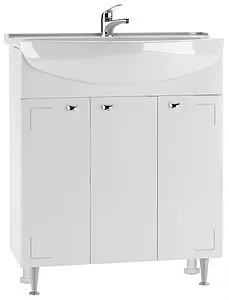 Тумба-умывальник напольный Айсберг Классик 70 белый DA1135T+4607152361650, 1