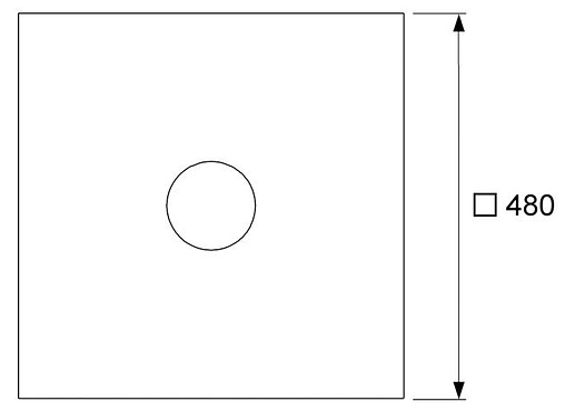 Трап горизонтальный Set TECEdrainpoint S 150x150мм KDP-N50 Трап горизонтальный Set TECEdrainpoint S 150x150мм KDP-N50
